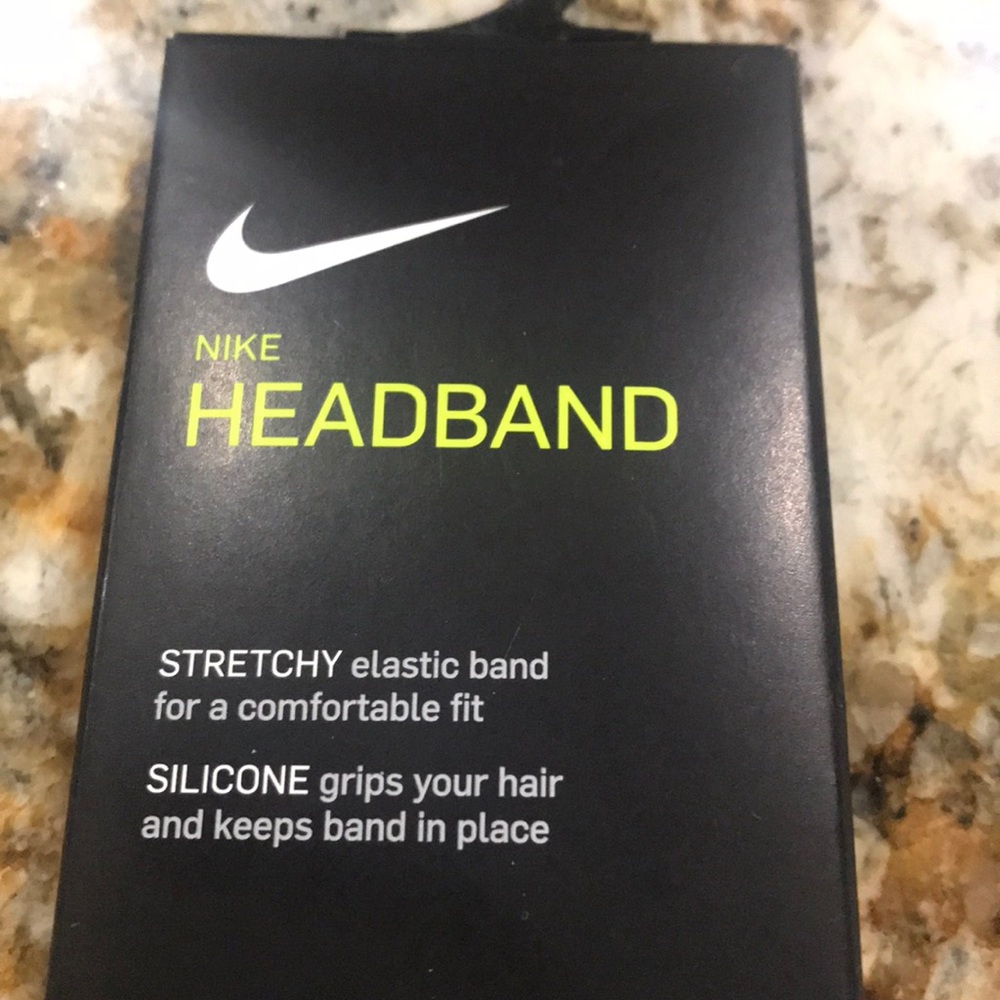 New Nike headband one size fits all gold/black - Picture 6 of 6